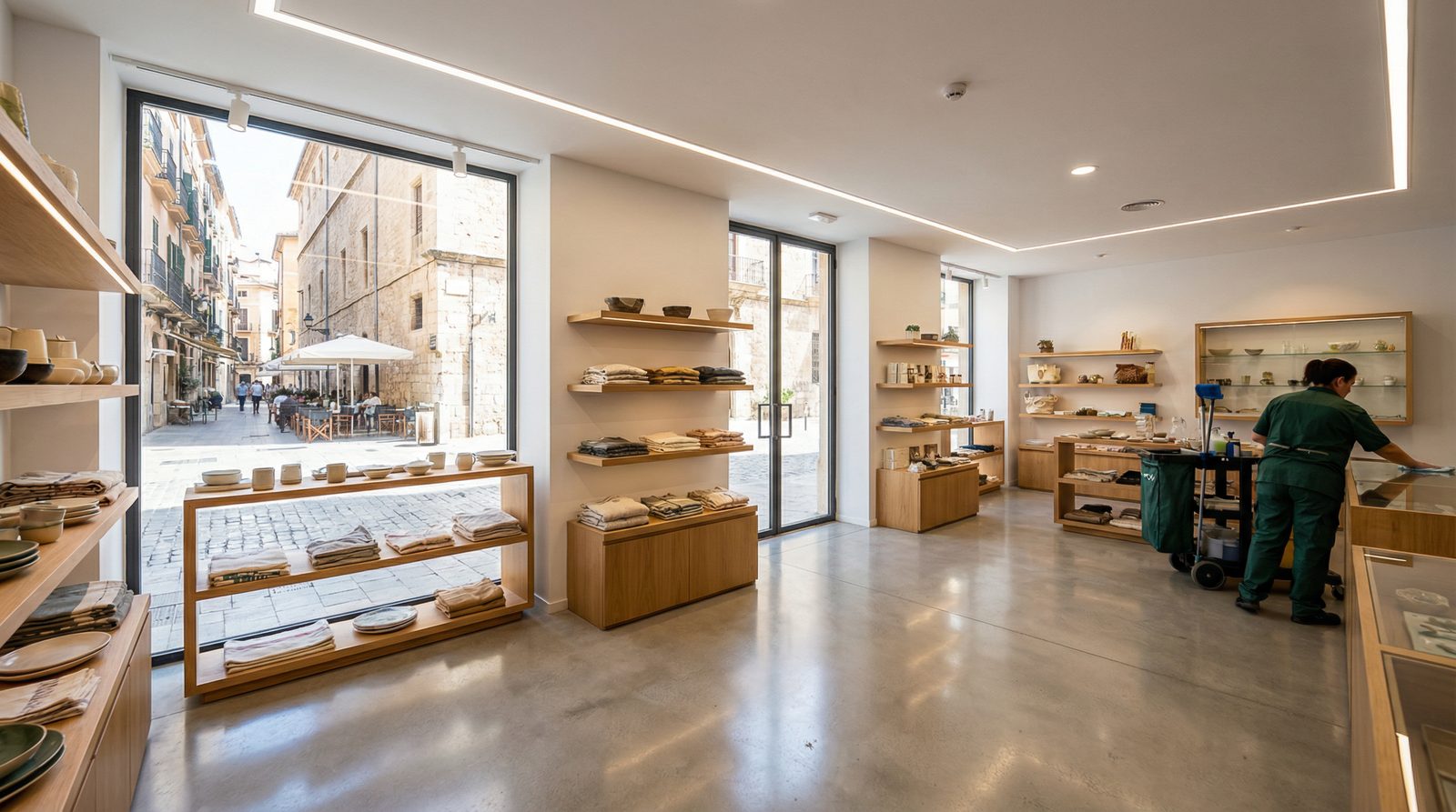 Limpieza de locales comerciales en Mataró